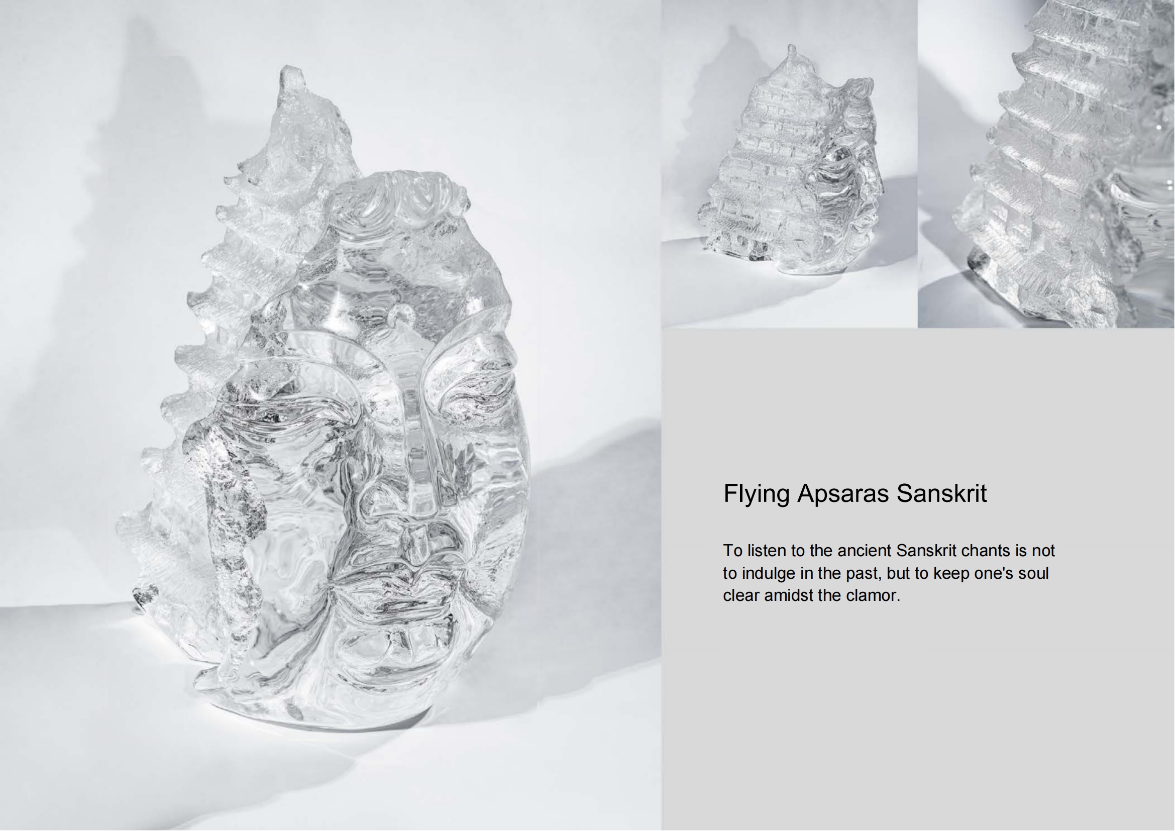 Flying Apsaras Sanskrit